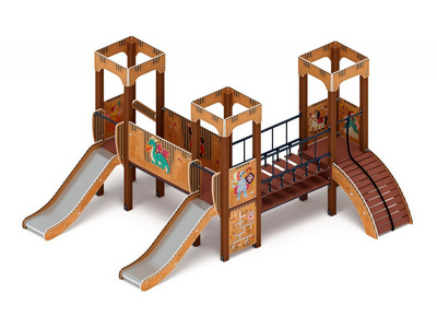 Детская игровая площадка Картонная фантазия-3