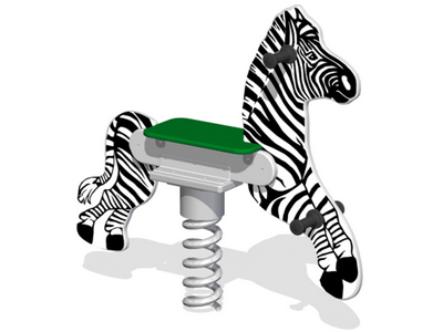 Качалка на одинарной пружине Полосатик 1