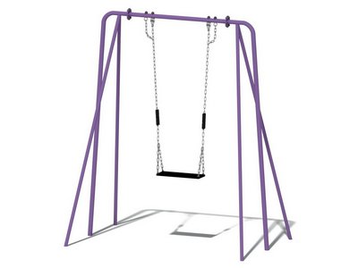 Уличные качели для детей на металлических стойках ИО 01100