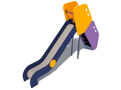 Горка для детей со сплошными бортами