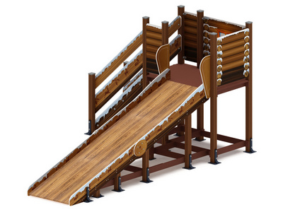 Горка Снежный вихрь-2 h=1500