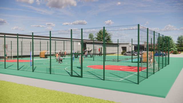 Универсальная спортивная площадка