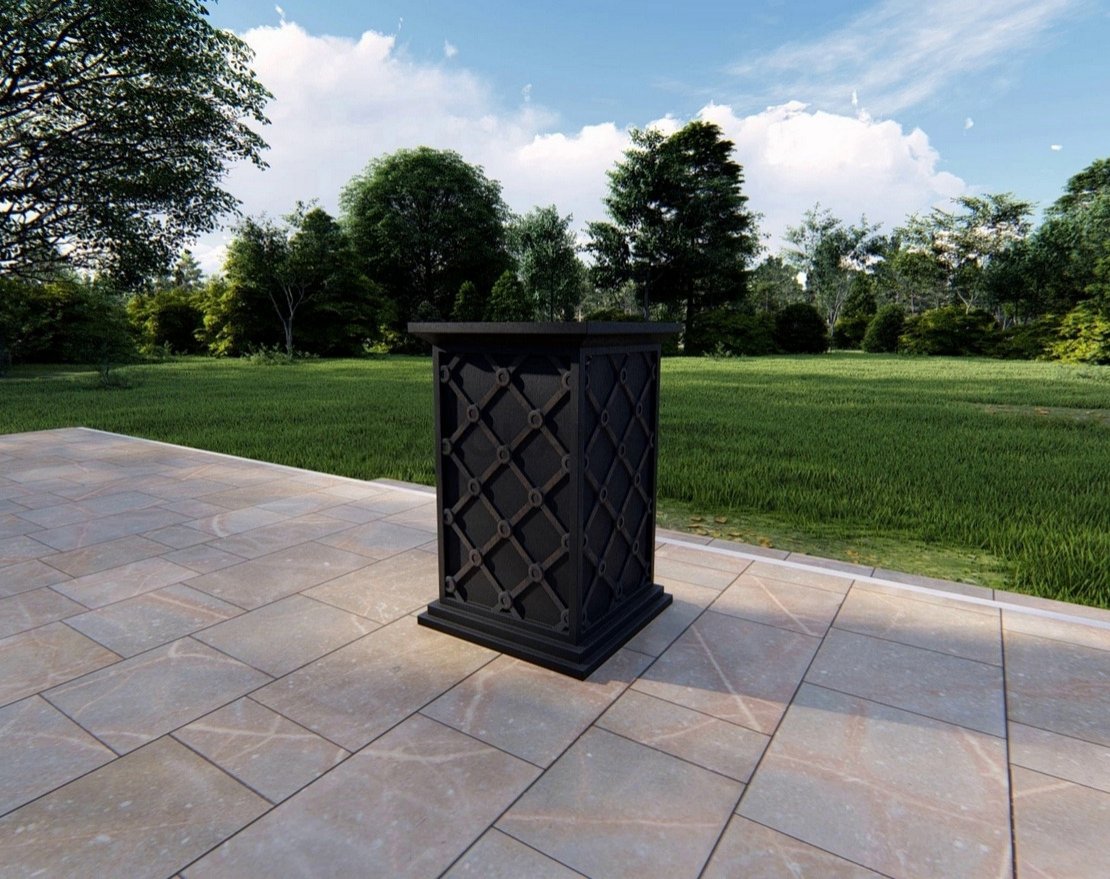 Урна чугунная Кольчуга - вид 5