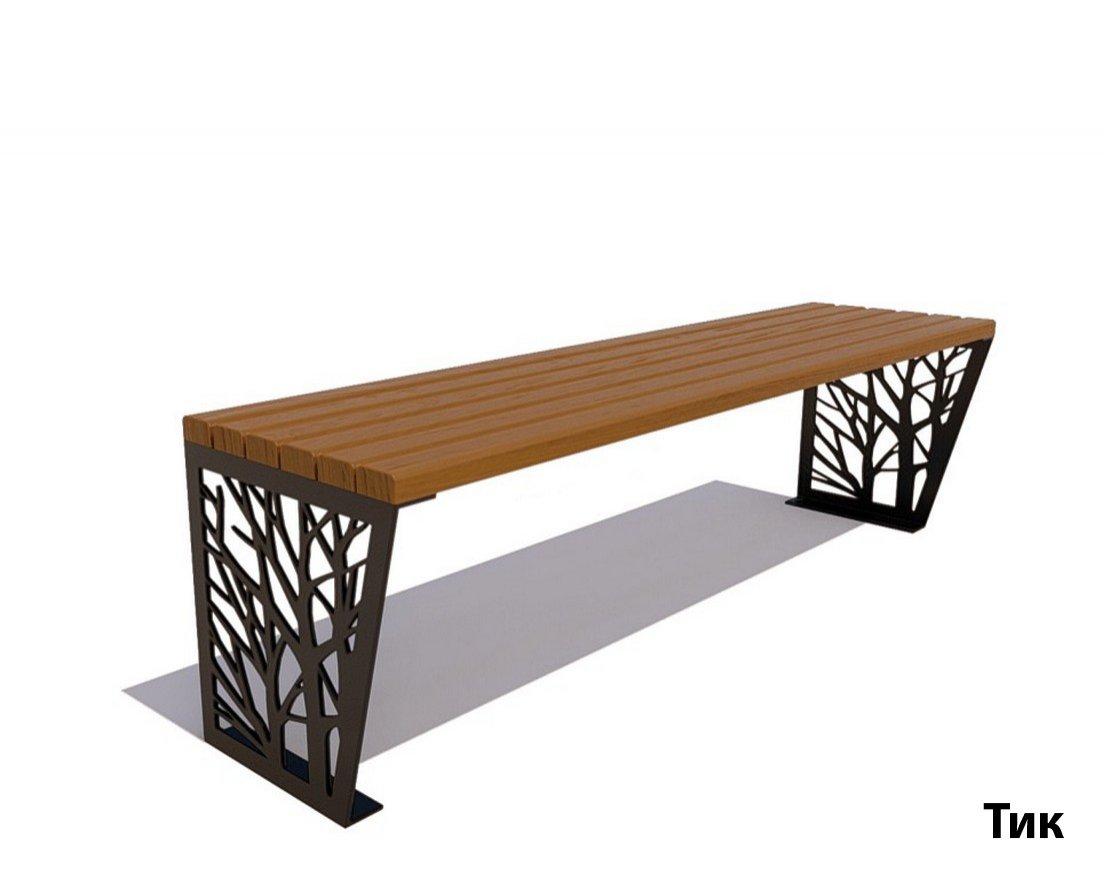 Банкетка Роща, Лиственница - вид 4