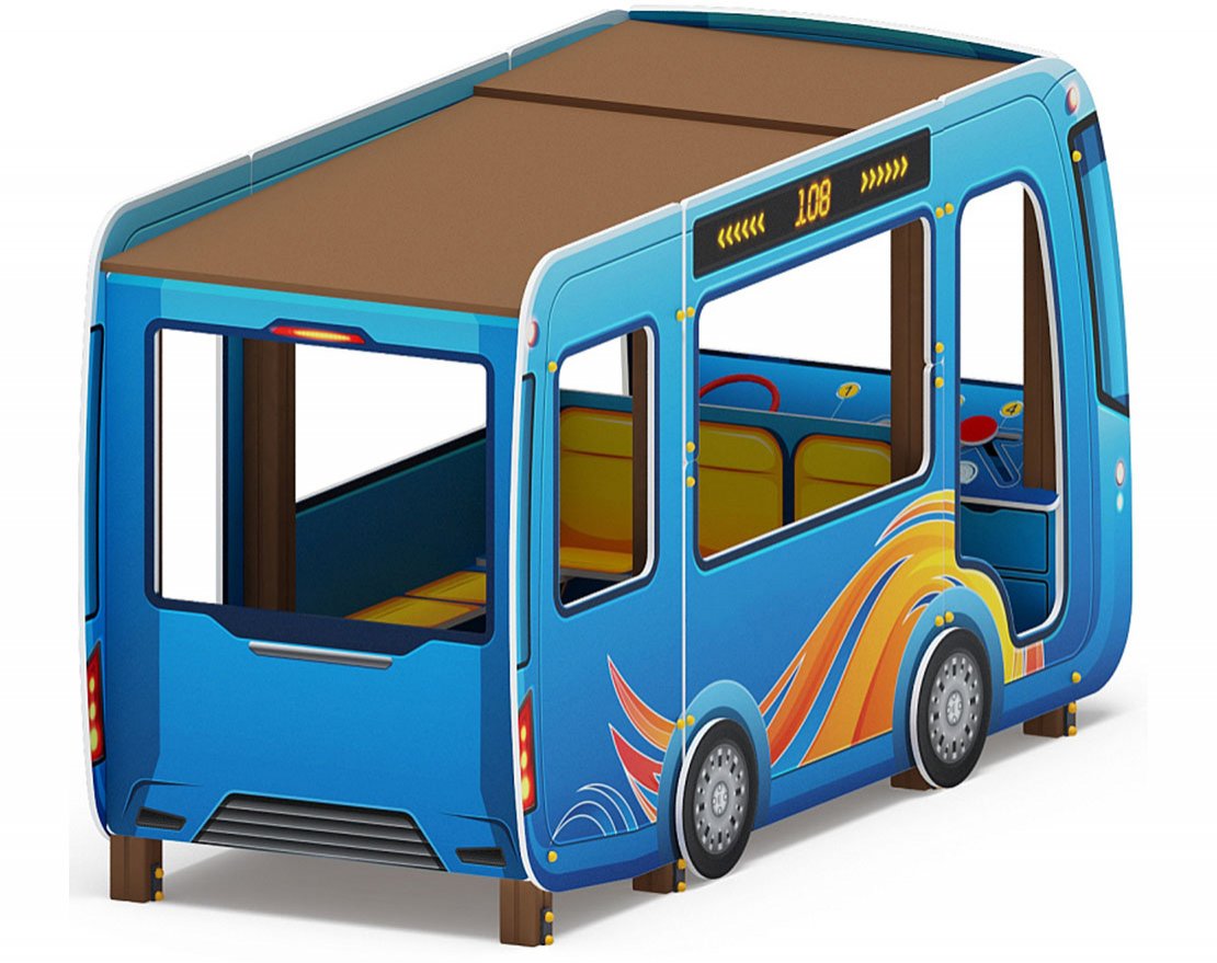 Беседка Голубая маршрутка - вид 3