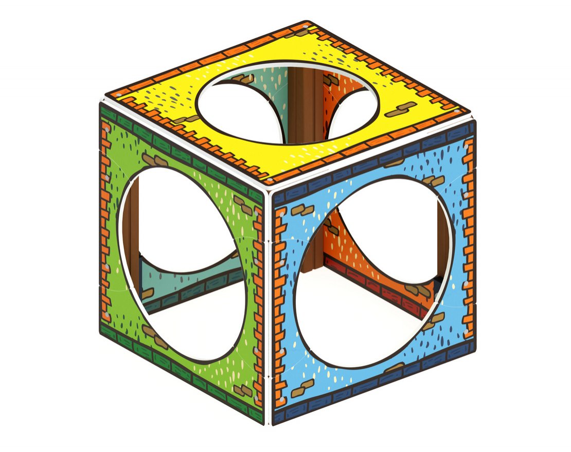 Детская игровая форма Кубизм-2 - вид 3