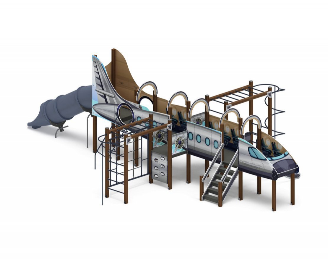 Детская игровая площадка Аэроэкспресс-4 - вид 4