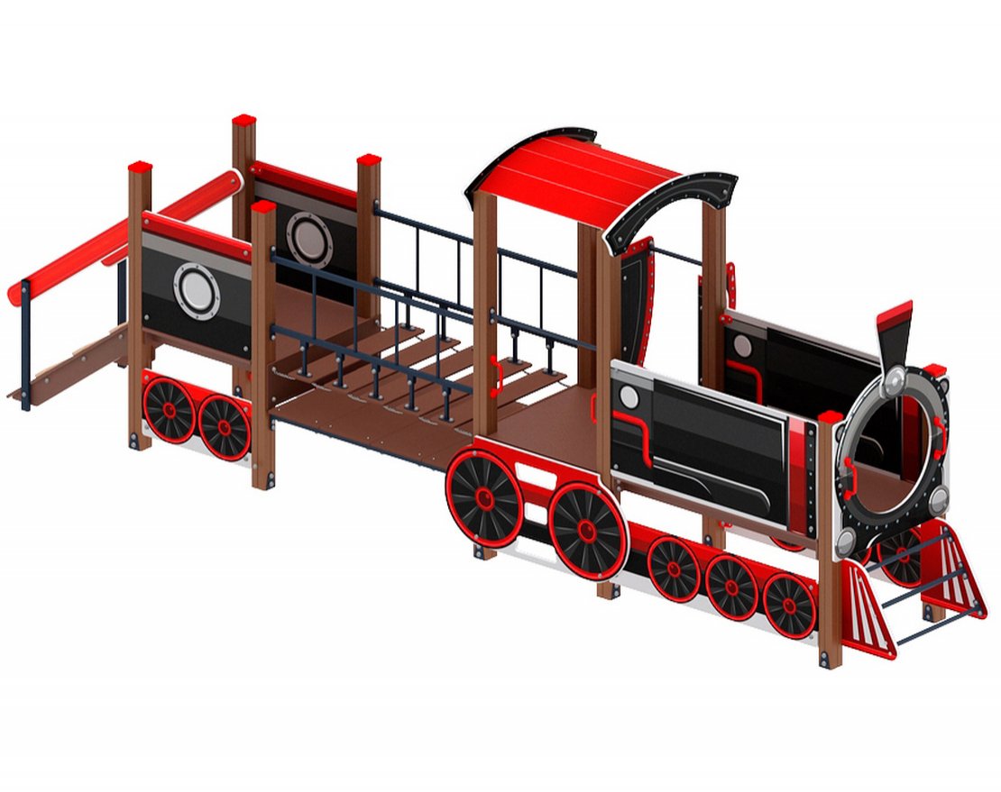 Детская игровая площадка Юный машинист-4 - вид 3