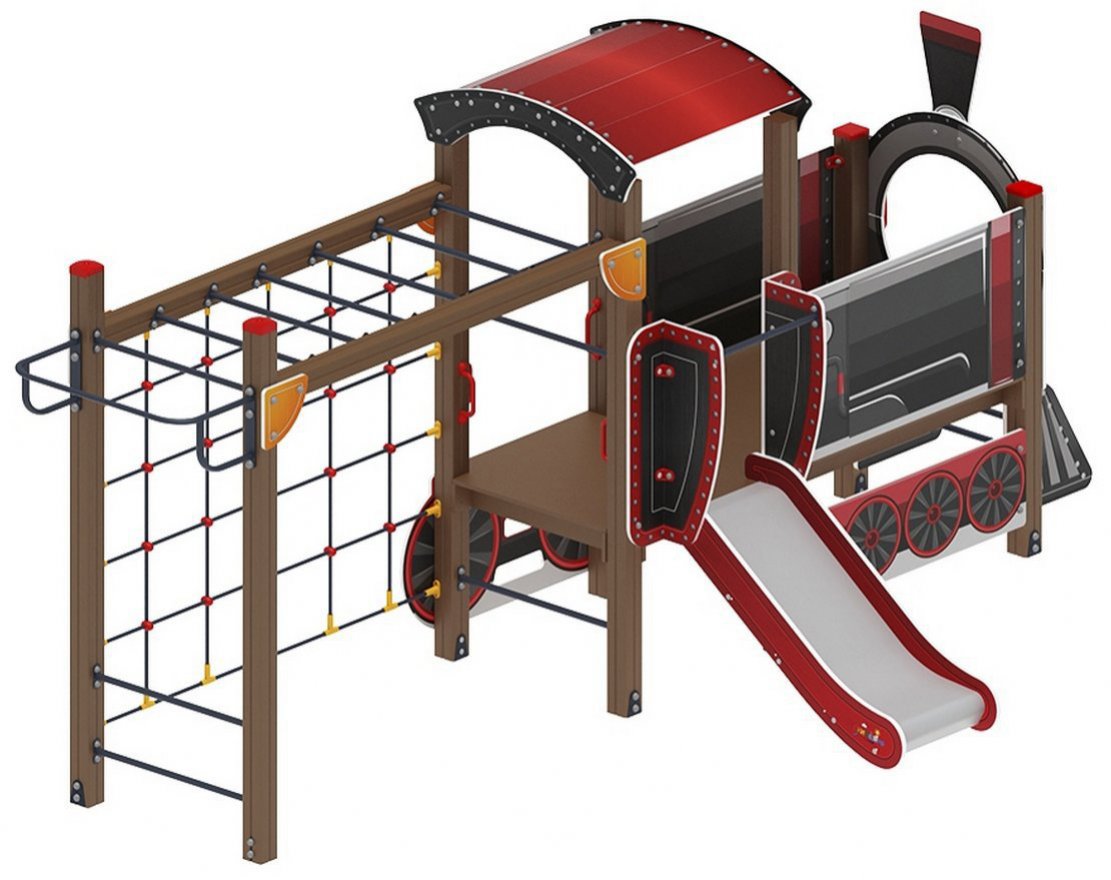 Детская игровая площадка Юный машинист-6 - вид 2