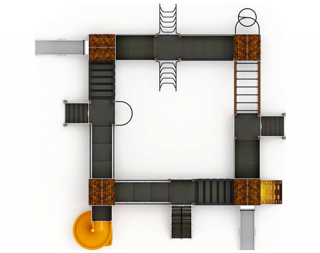 Детская игровая площадка Эко-город приключений-10 - вид 4