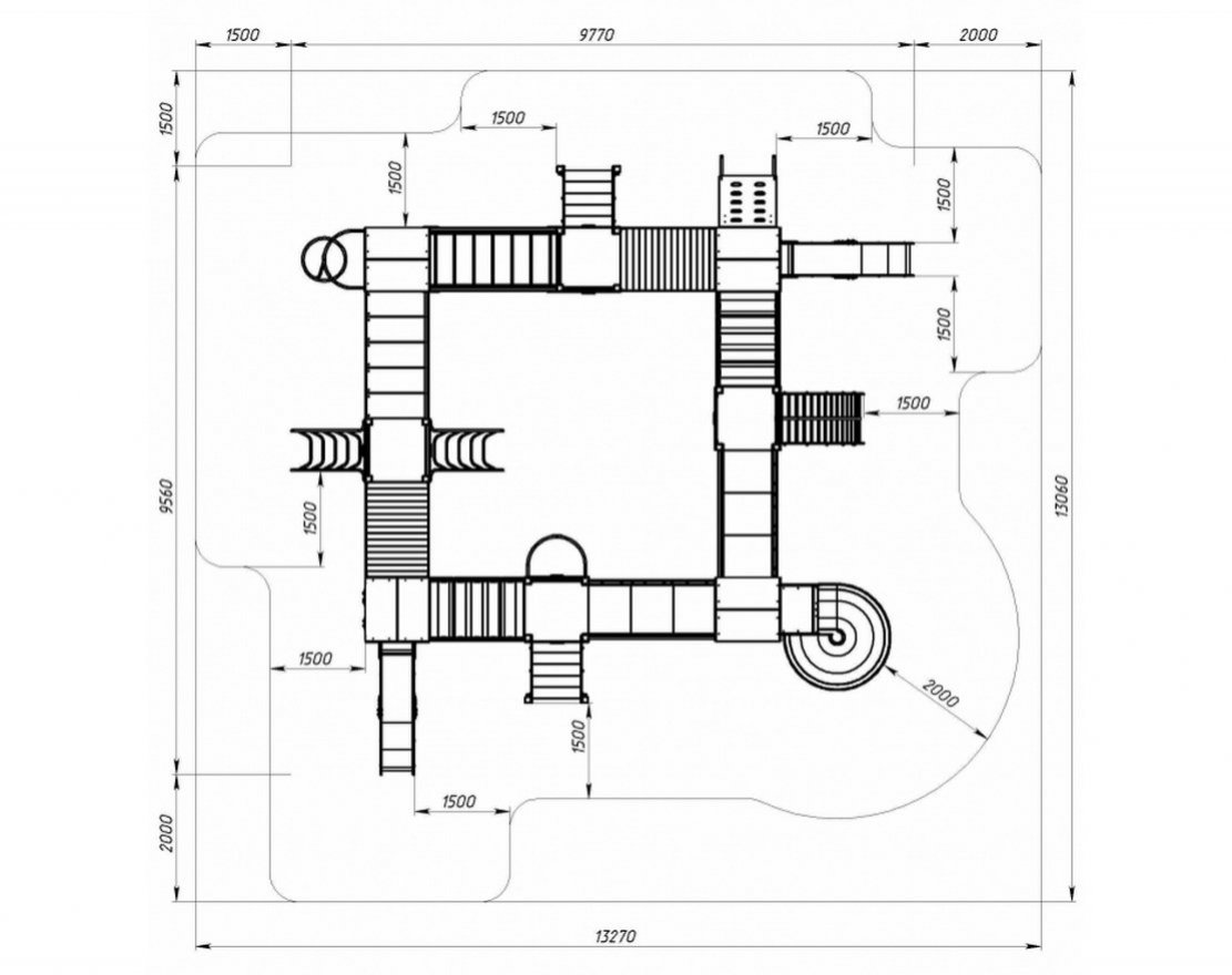 Детская игровая площадка Эко-город приключений-10 - вид 3