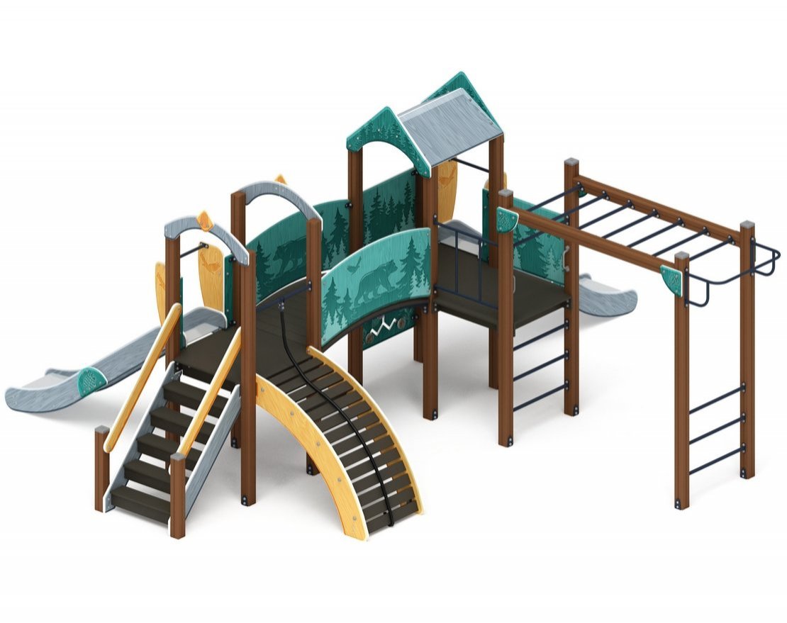 Детская игровая площадка Сибирская сказка-6 - вид 3