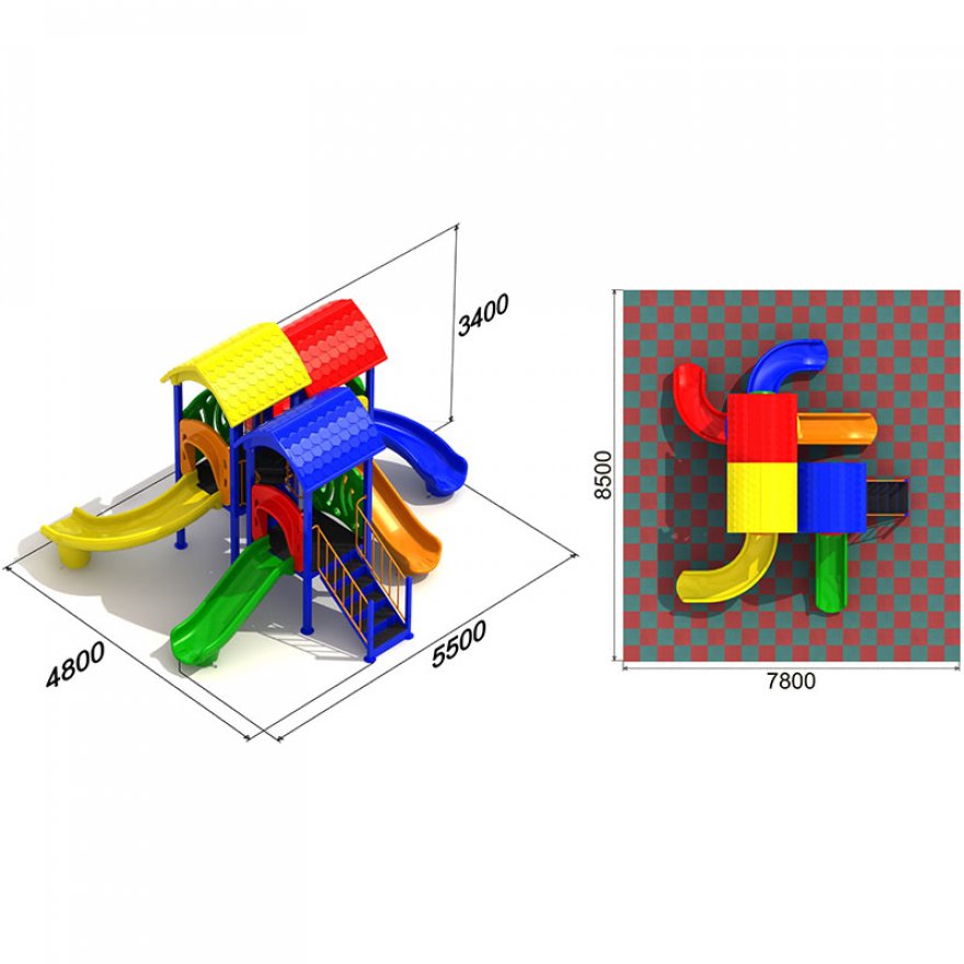 Детская площадка Непоседа 4.1 - вид 4