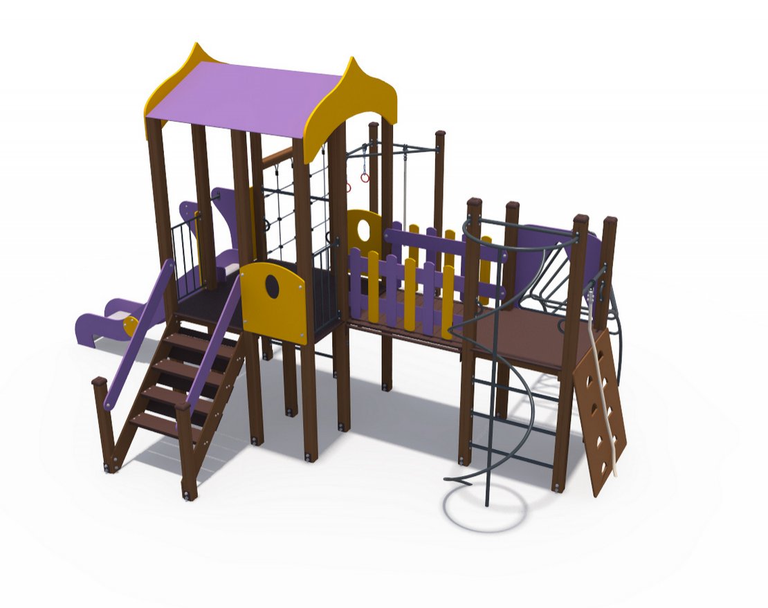 Детский игровой комплекс Дворик ДИО 08070 - вид 4