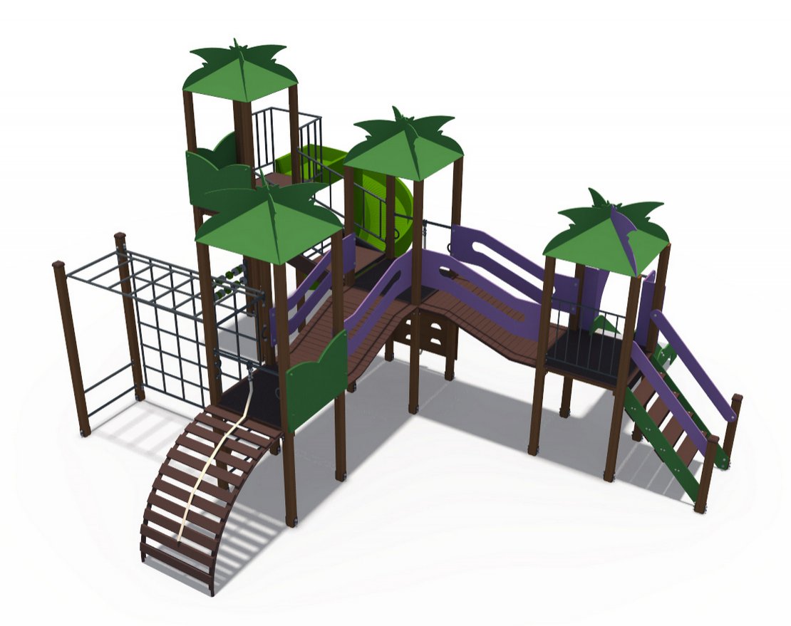 Детский игровой комплекс Джунгли ДИО 10017 - вид 2