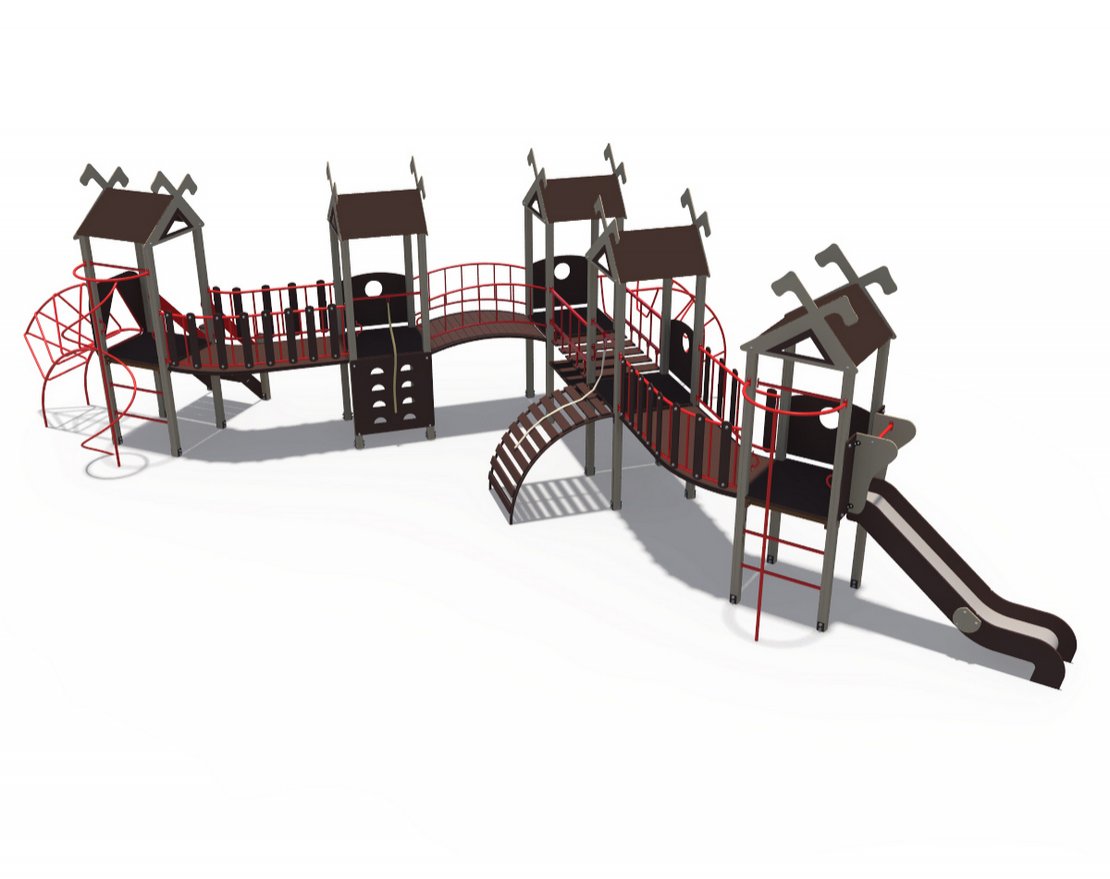 Детский игровой комплекс Лесная долина Н-1200 ДИО 06070 - вид 2