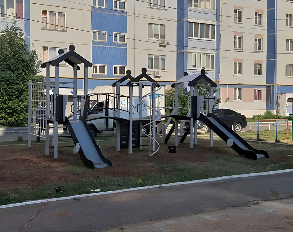 Детский игровой комплекс Домино Северный Мишка Н-1500 и Н-1200 ДИО 03140 - вид 4