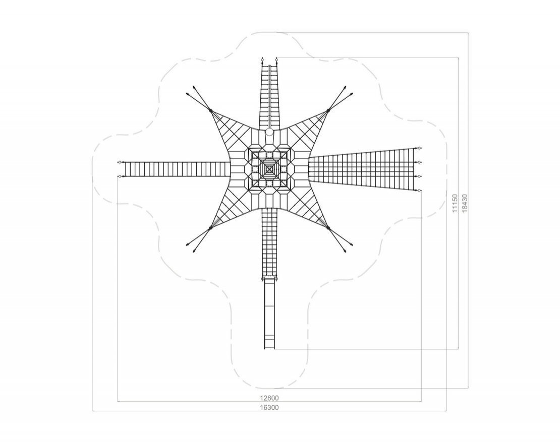 ДЕТСКОЕ ИГРОВОЕ ОБОРУДОВАНИЕ PYRAMID «PY-00.35» - вид 3