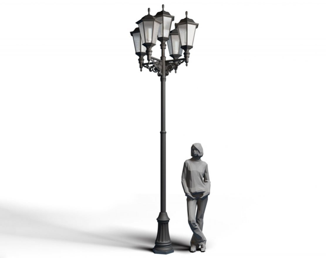 Фонарь уличный Пушкин-1 (комплект) - вид 3