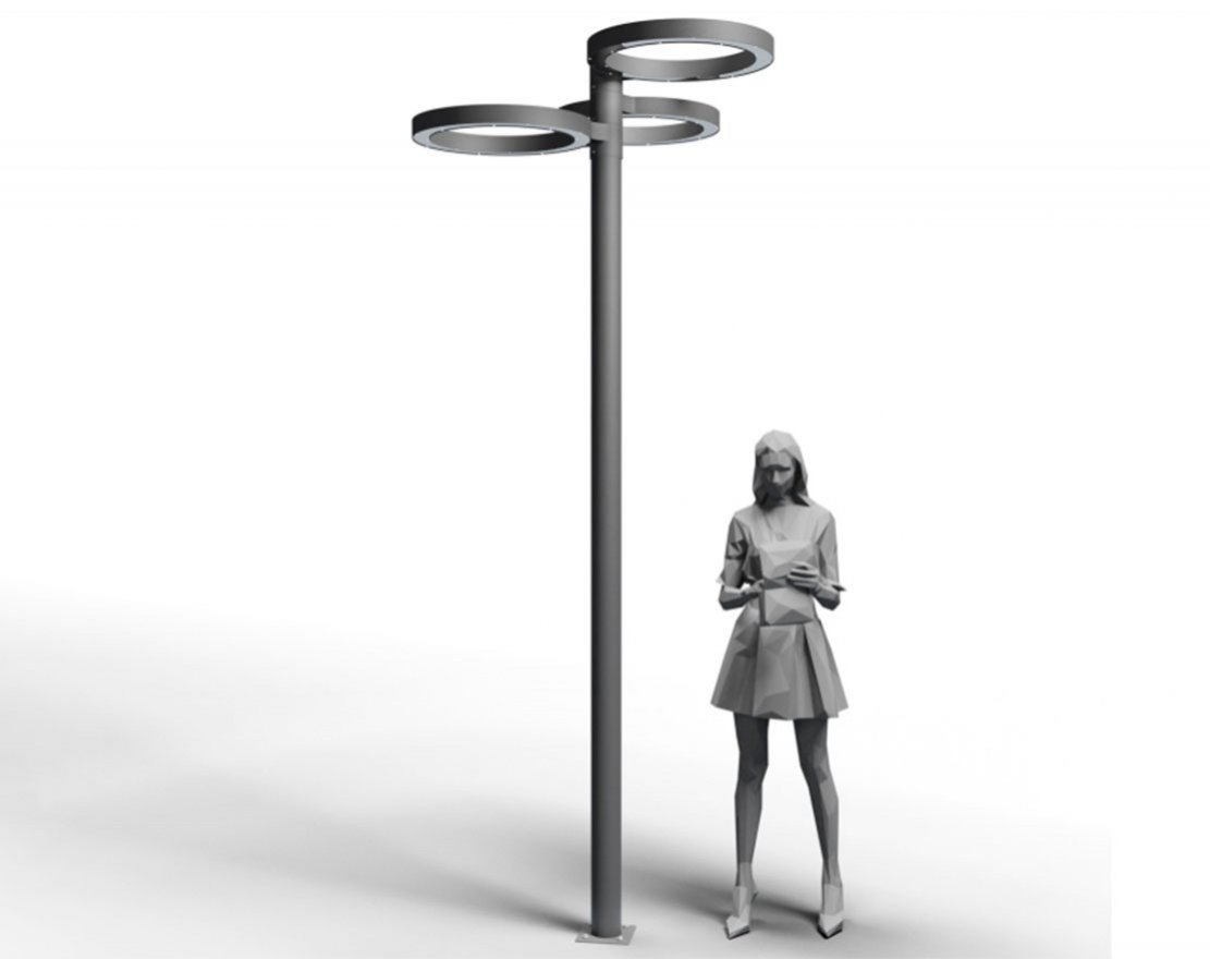 Фонарь уличный Спрингфилд 3-1 (комплект) - вид 4