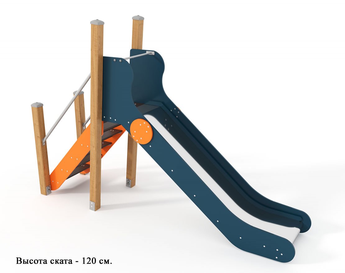 Горка Лабиринт смеха 2.1 - вид 5