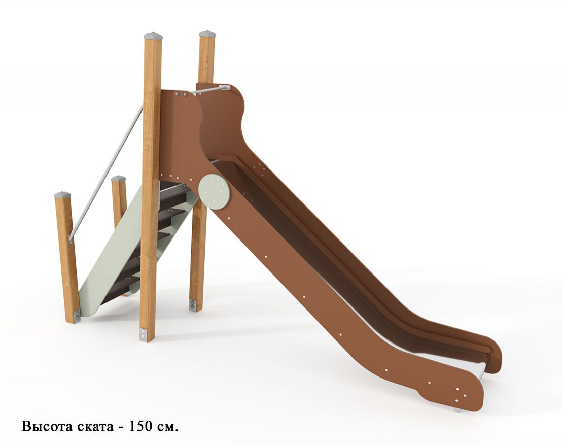 Горка Лабиринт смеха 2.1 - вид 4