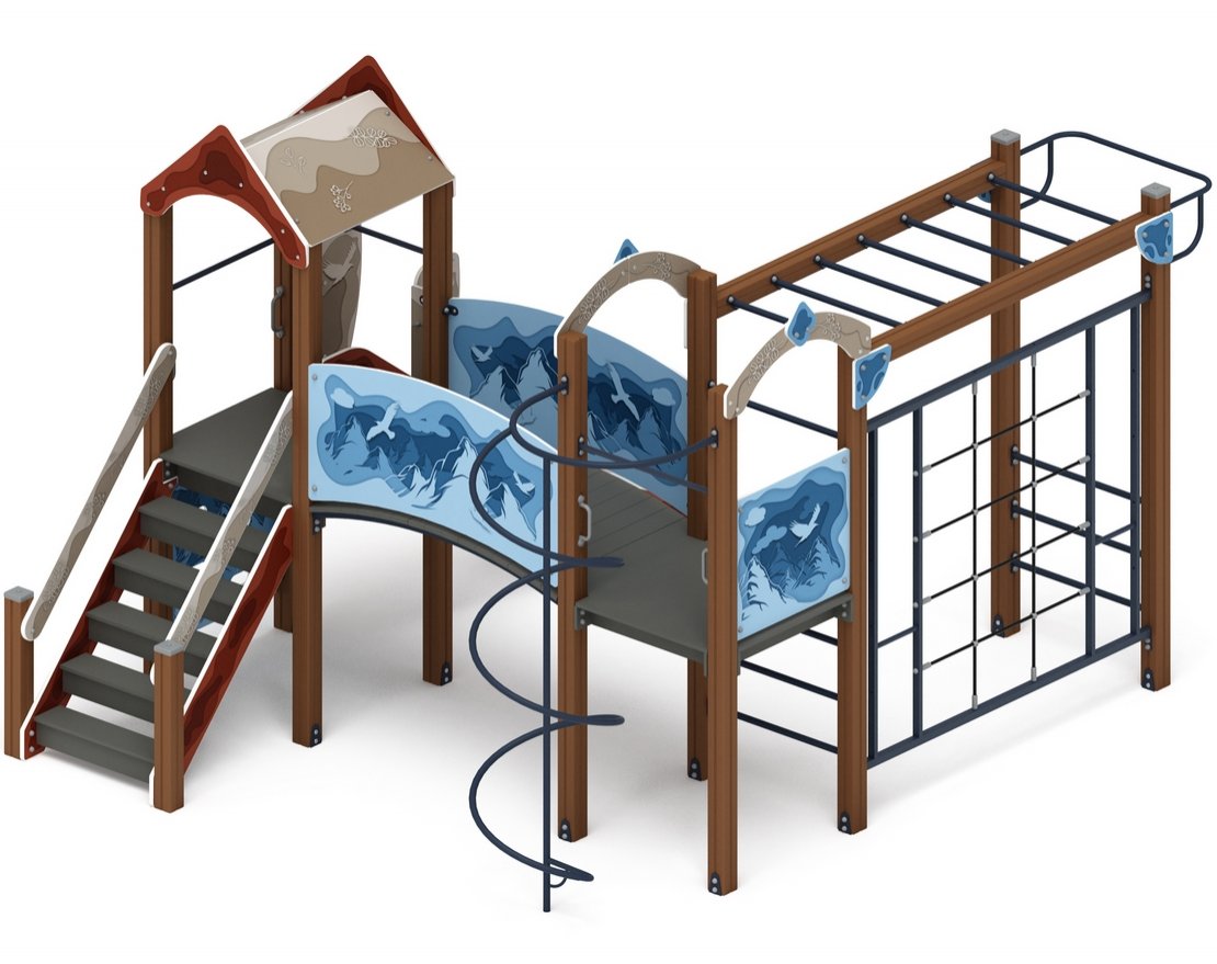 Детская игровая площадка Шёпот скал-1 - вид 4