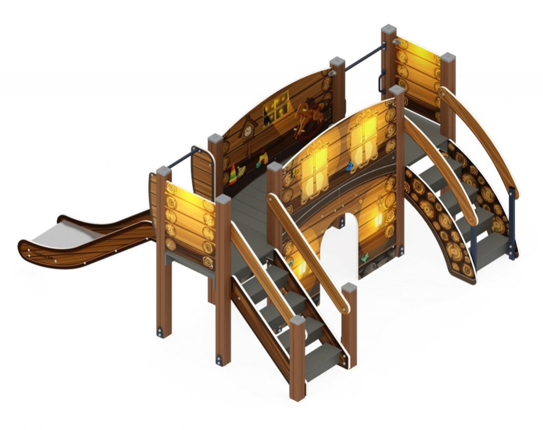 Детская игровая площадка Сказочная слобода-1 - вид 4