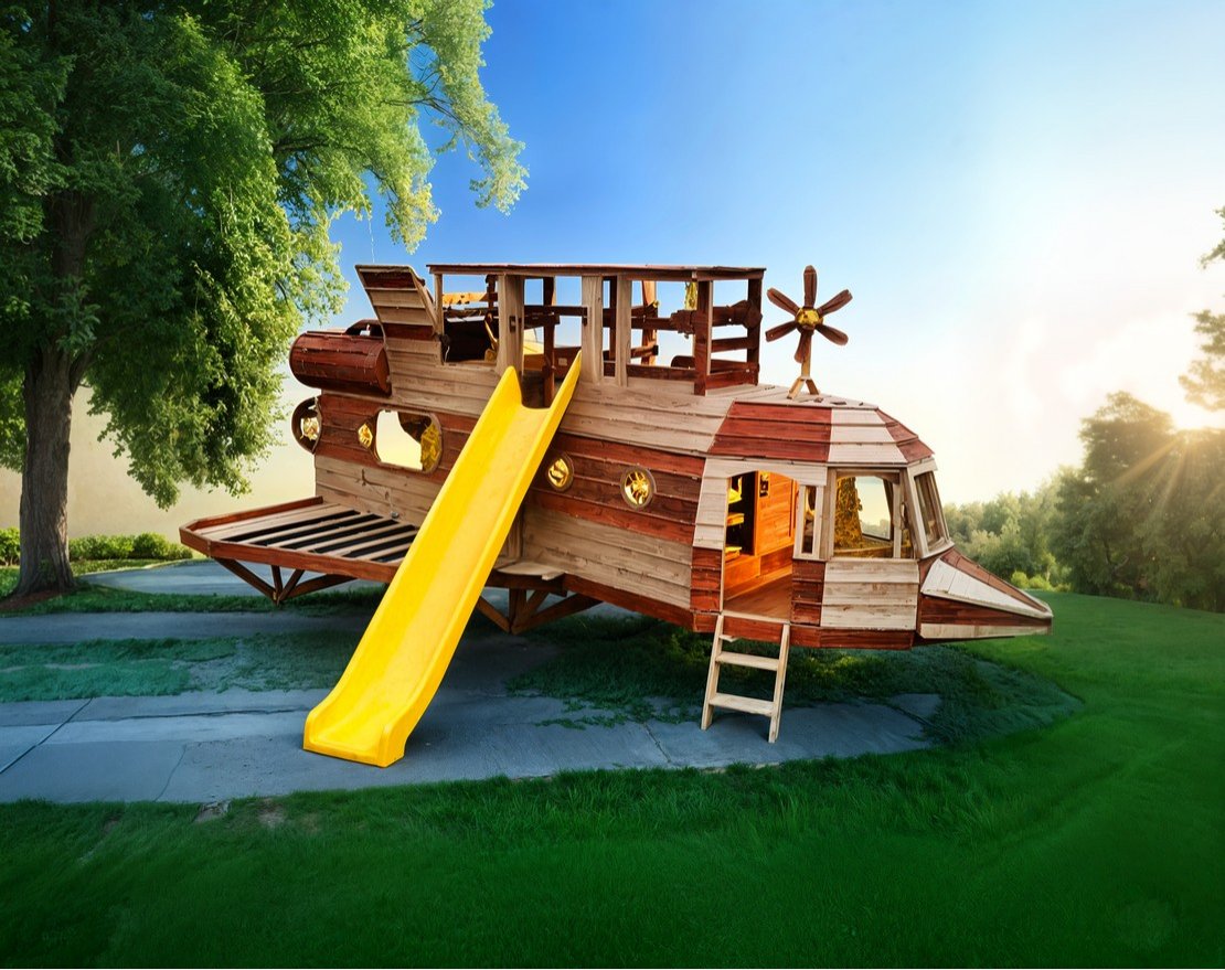 Игровой комплекс TORUDA WOOD Космолет - вид 3