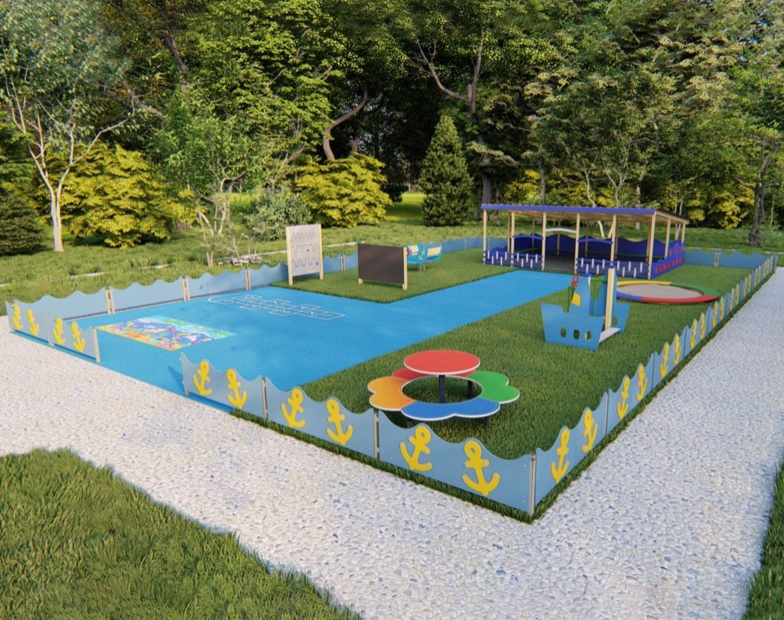 Комплект для детского сада TORUDA Морской (10х15 м) - вид 2