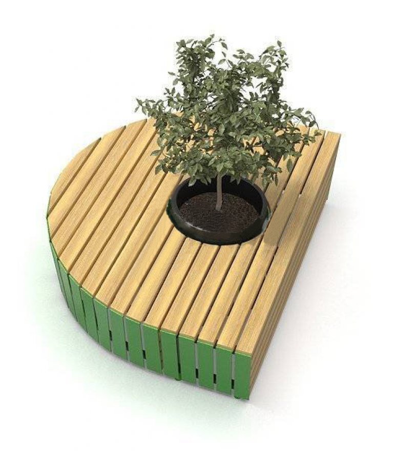 Модульная скамейка TORUDA 014 - вид 3