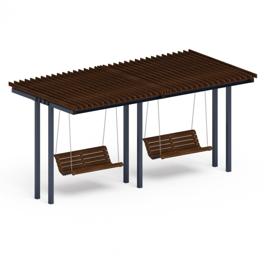 Пергола с диваном Гармония уюта-2 (без поликарбоната) - вид 3