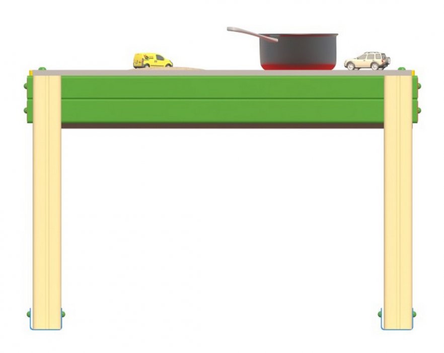 Песочница Ладушки на ножках - вид 2