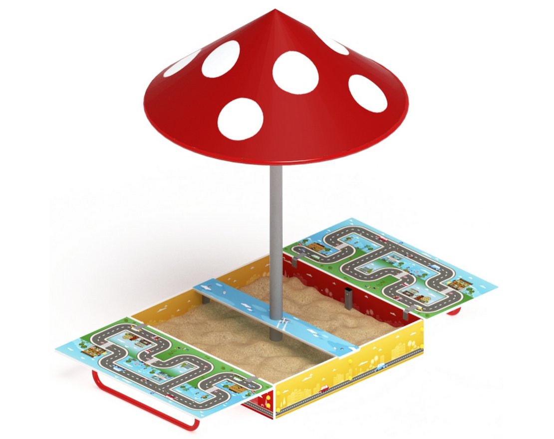 Песочница Гонки по барханам-1 (с грибом) - вид 3