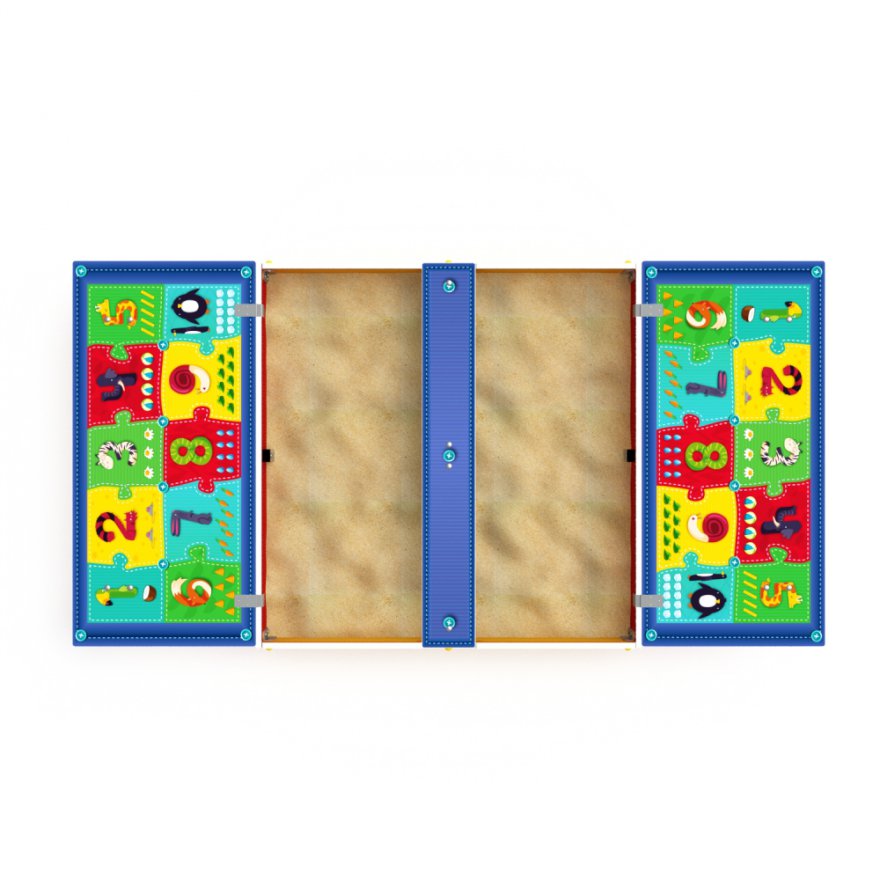 Песочница с крышкой Клад чисел-1 - вид 3