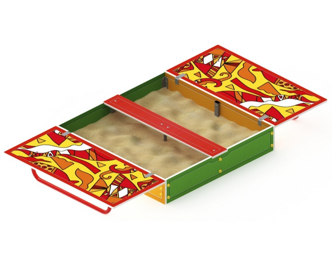 Песочница с крышкой Игра красок - вид 4