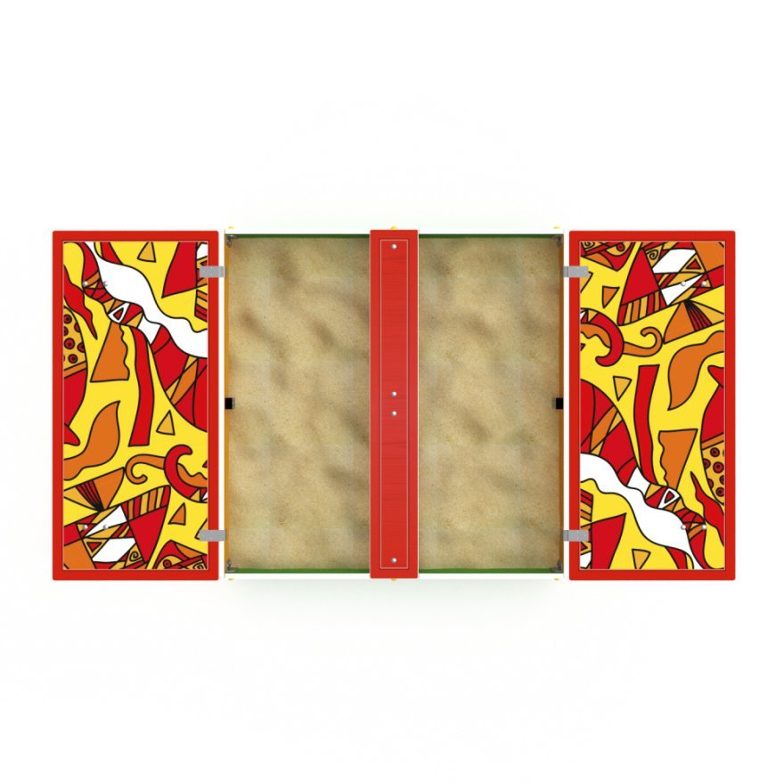 Песочница с крышкой Игра красок - вид 2