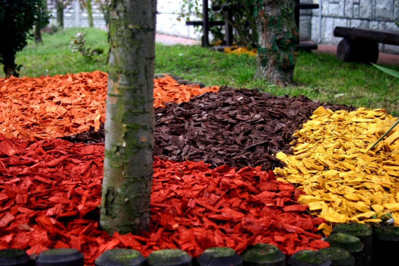 Щепа декоративная оранжевая - вид 3