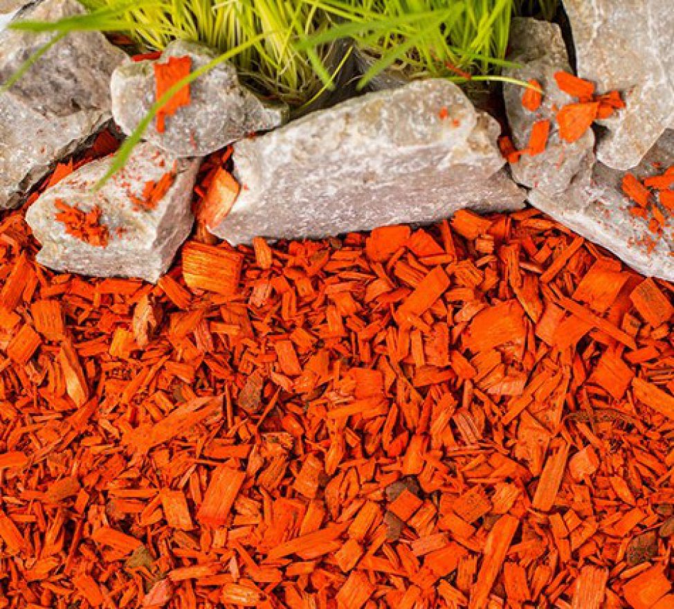 Щепа декоративная оранжевая - вид 4