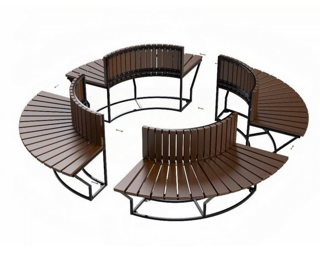 Скамейка-диван TORUDA Диван круглый R550 - вид 2