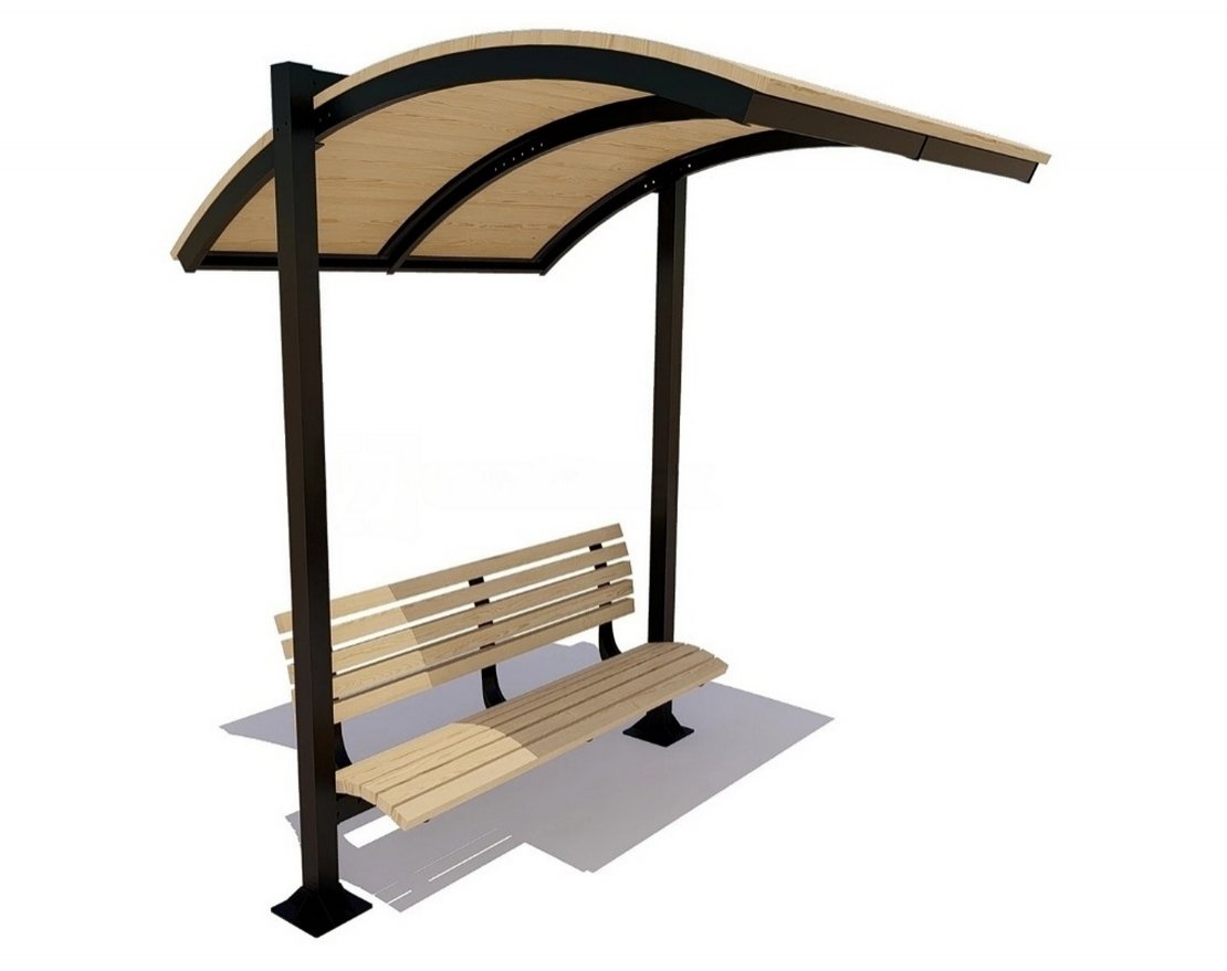 Скамейка с теневым навесом Воронеж - вид 4
