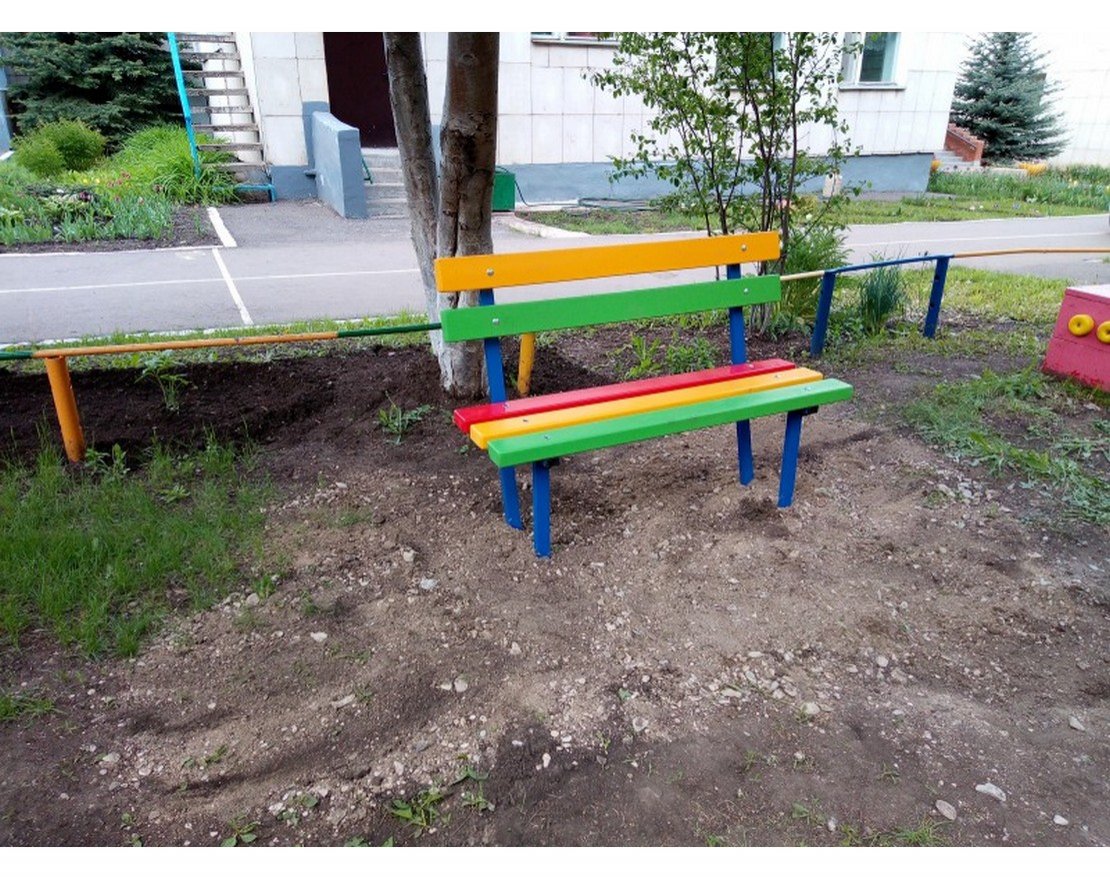 Скамья ДХО 06180 со спинкой - вид 4