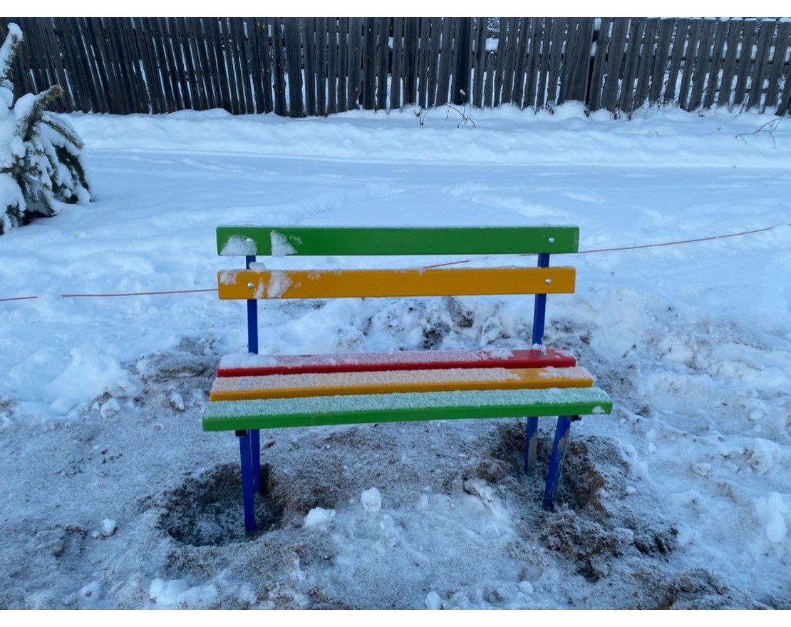 Скамья ДХО 06180 со спинкой - вид 3