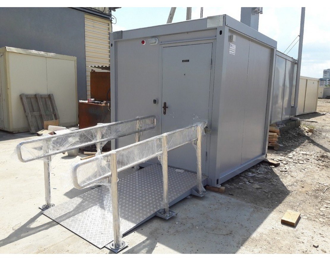 Туалетный модуль для МГН (Для подключения к воде и канализации) - вид 2