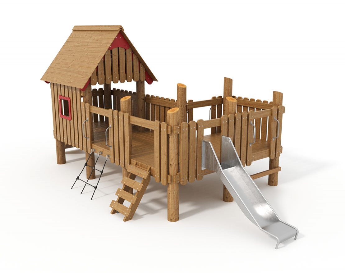 Игровой комплекс Лесной теремец 1 - вид 3