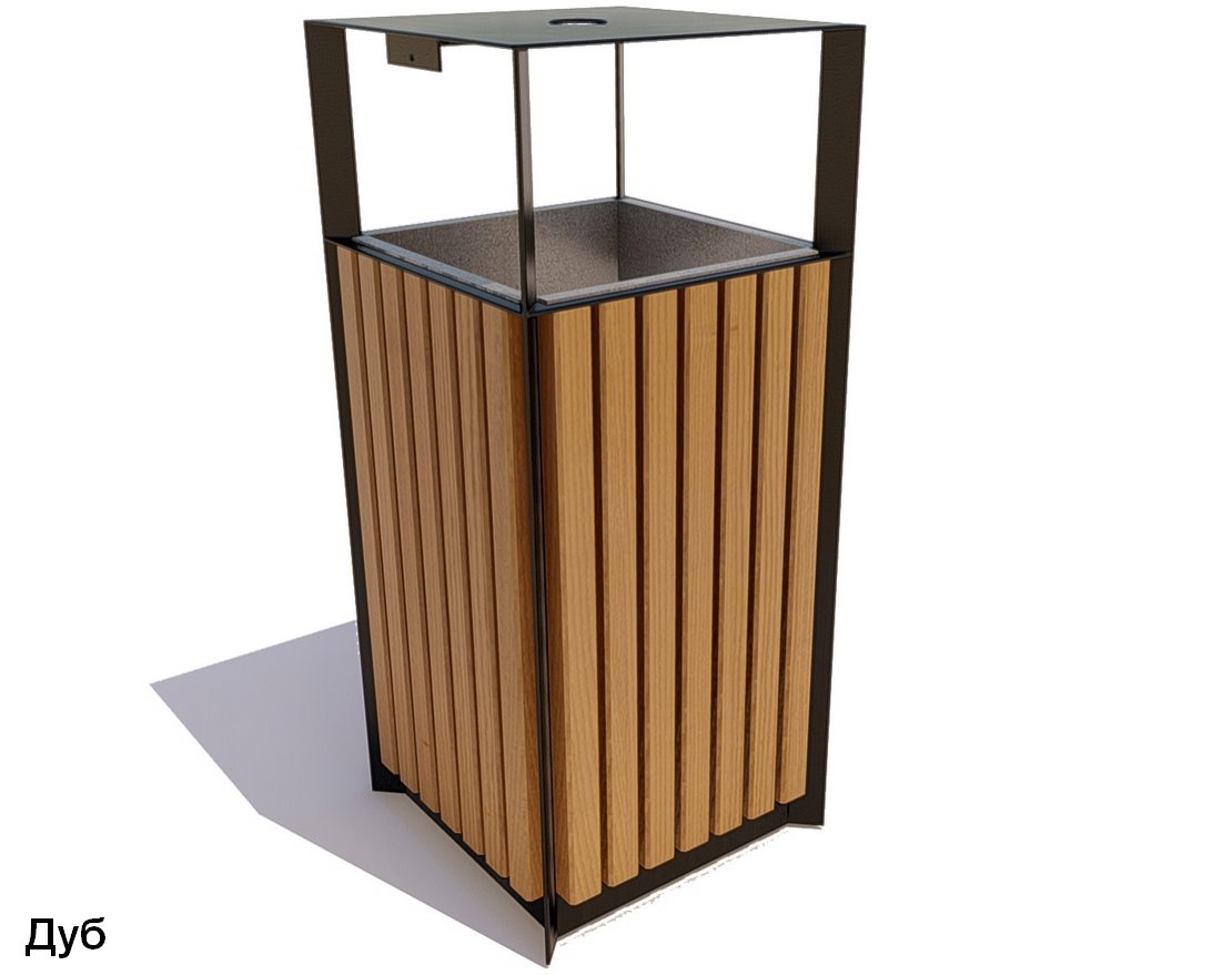 Урна-пепельница Эстет (Палисандр / Дуб) - вид 4