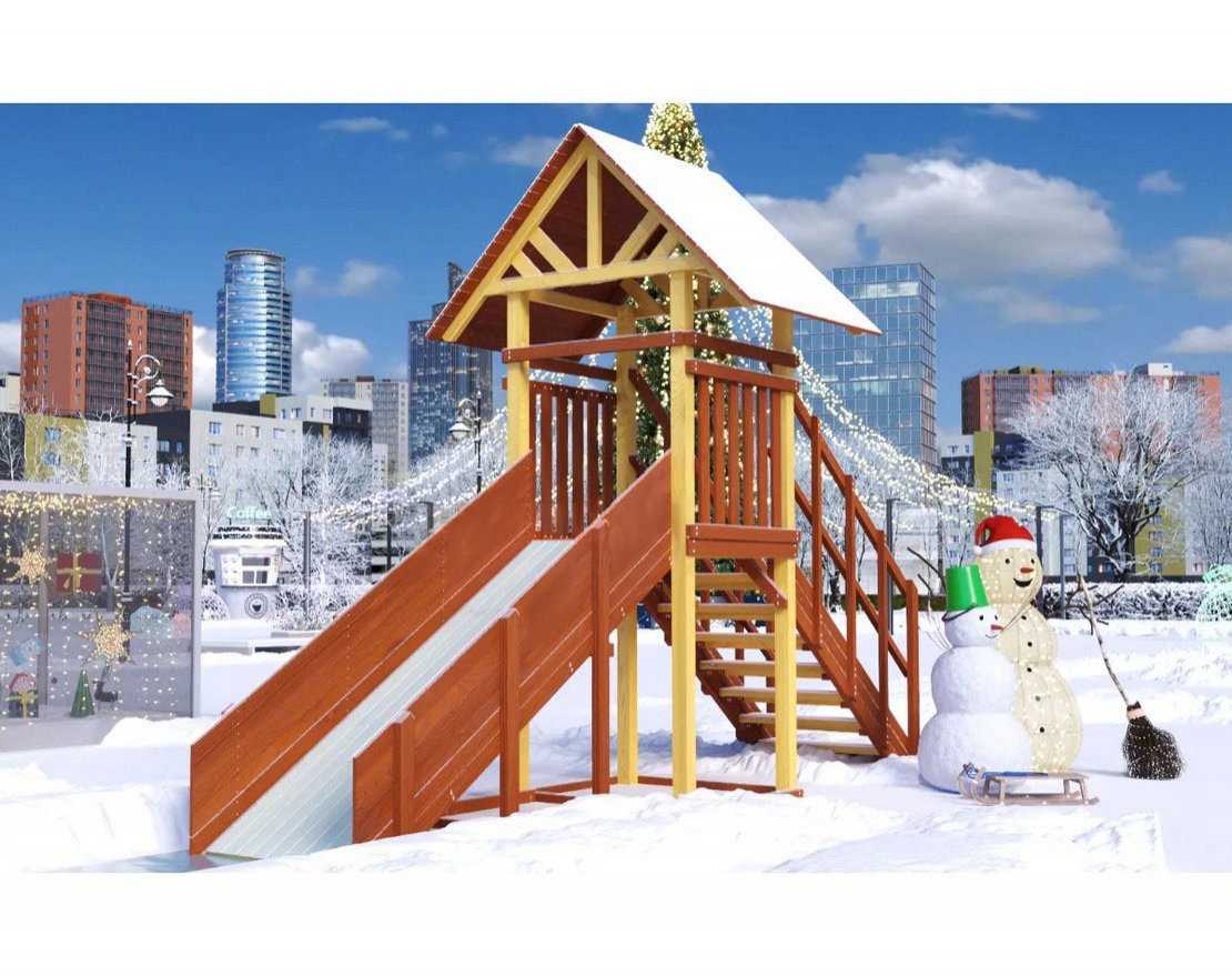 Зимняя горка TORUDA Север - 5 (скат 3 м) - вид 2