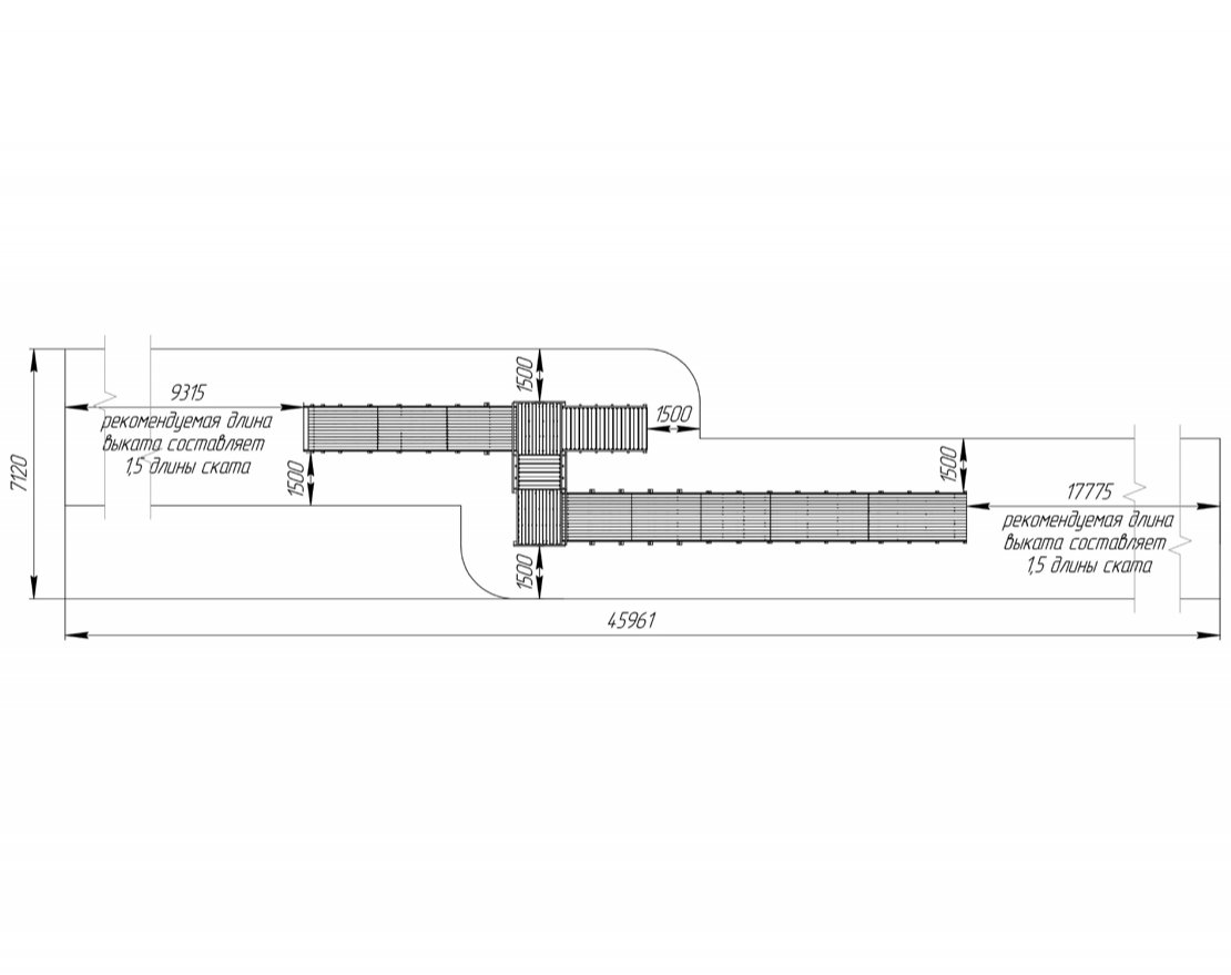 Зимняя горка TORUDA Север - 9/1 (скат 11,85 м и 6,21 м) - вид 3