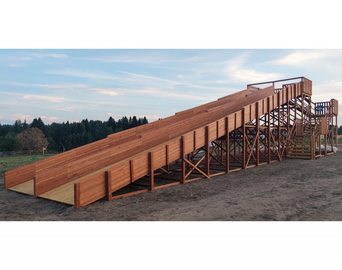 Зимняя горка TORUDA Север-12 (скат 18 м) - вид 2