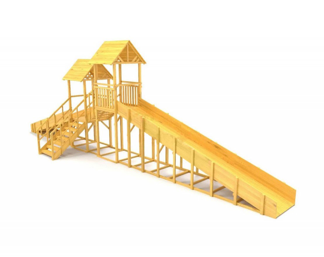 Зимняя горка TORUDA Север wood-7/4 (скат 7,7 м и 5 м) - вид 3